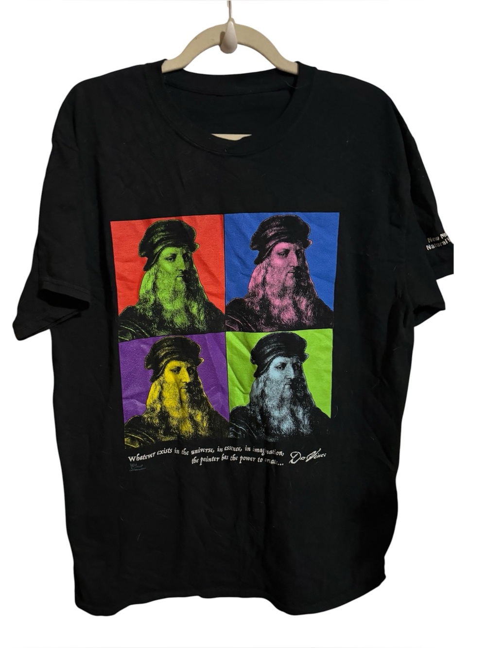 New Mexico museum of natural history & science black graphic print tshirt top